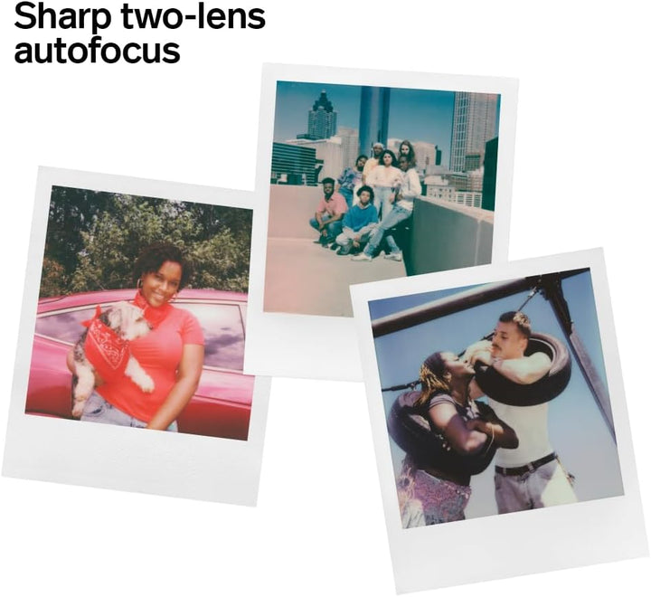 Polaroid - Now Gen 3 - Sofortbildkamera - Bundle Kamera + Farbfilm (16 Fotos) Schwarz (6560) Schwarz