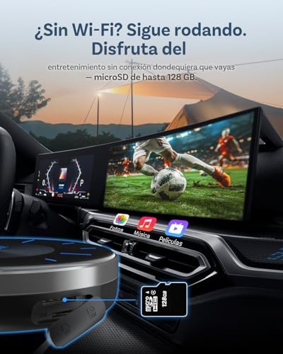 2026 Ottocast I3 AI Box für BMW, Wireless CarPlay Adapter mit Netflix/YouTube Unterstützung, Android