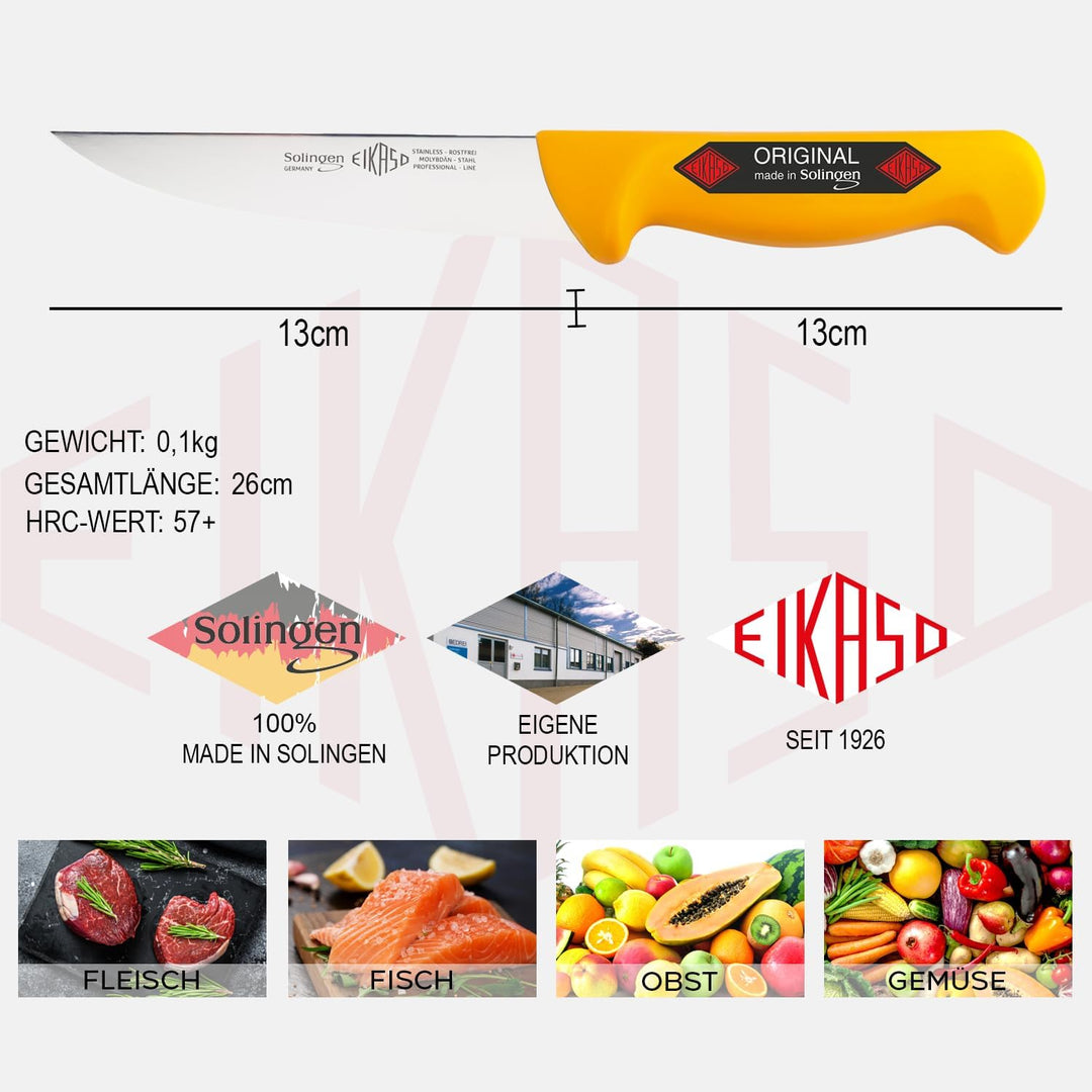 EIKASO SOLINGEN Geflügel/Ausbeinmesserset, 2tlg, von Profis - für Profis und Privat, 1.4116 Molybdän