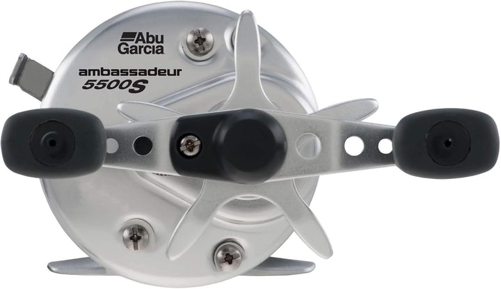 Abu Garcia Ambassadeur S Multirolle - runde Castrolle mit gleichmässigem Schnureinzug AMBS-5500- 230