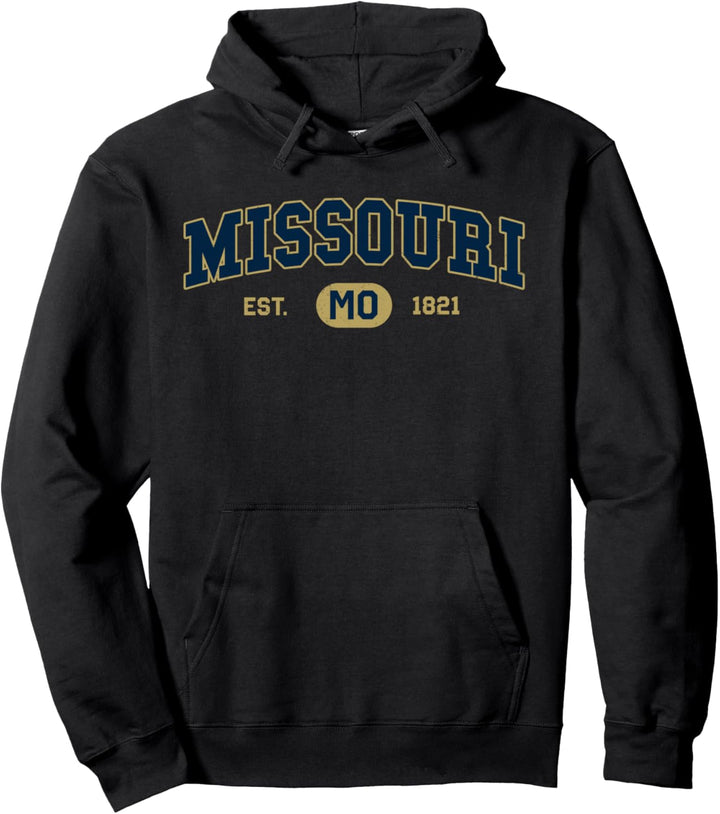 Missouri Classic Collegiate / Varsity Style Cozy Missouri Pullover Hoodie