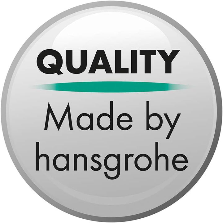 hansgrohe Croma 100 wassersparendes Thermostatset, 0,90m, 4 Strahlarten, Chrom 0,90m Set 4 Strahlart