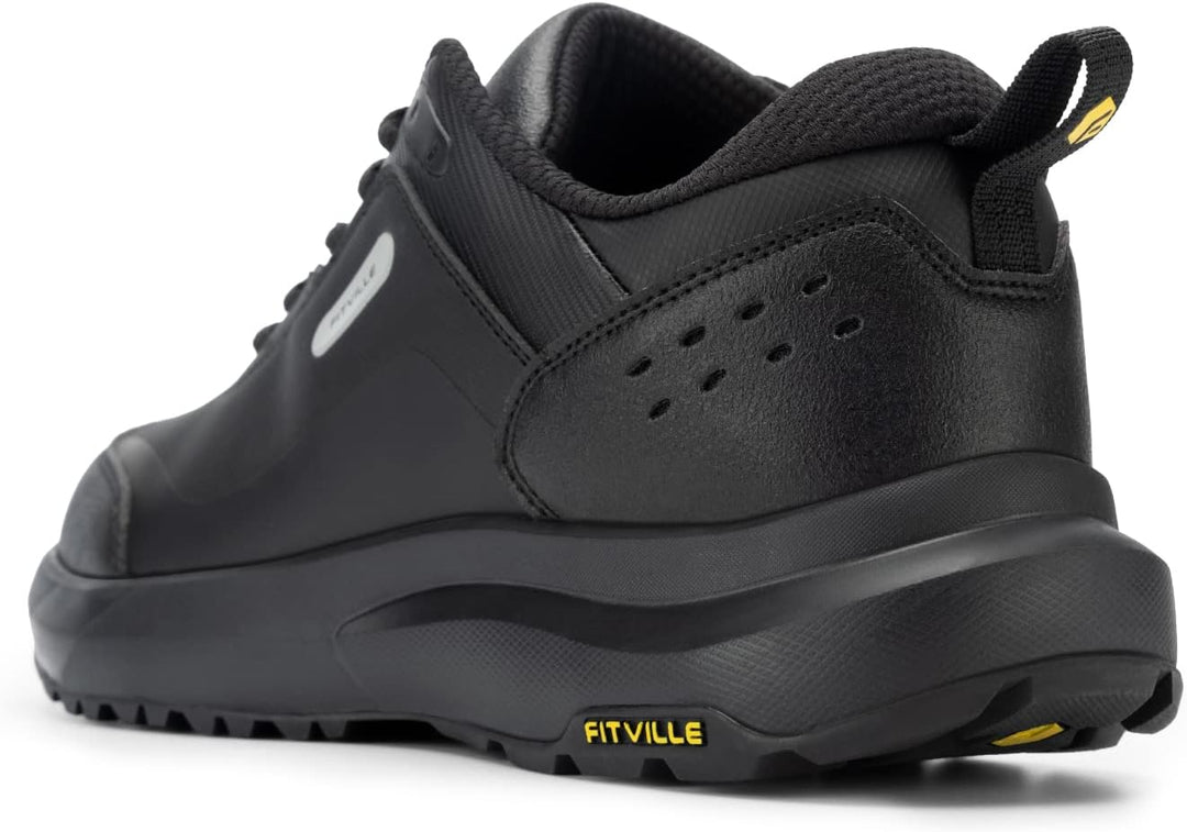 FitVille Extra Weit Wanderschuhe Herren Leicht Trekkingschuhe Wasserdicht Outdoor Schuhe Bequeme Lau