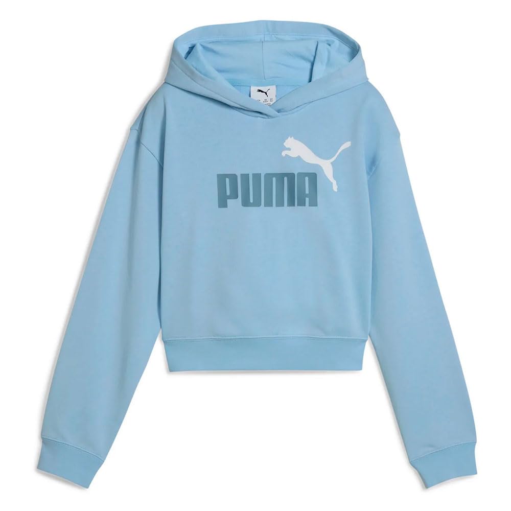 Puma Mädchen ESS 2 Color No. 1 Logo Short Length Hoodie Tr G Sweatshirt (1er Pack) 128 Haute Tropic