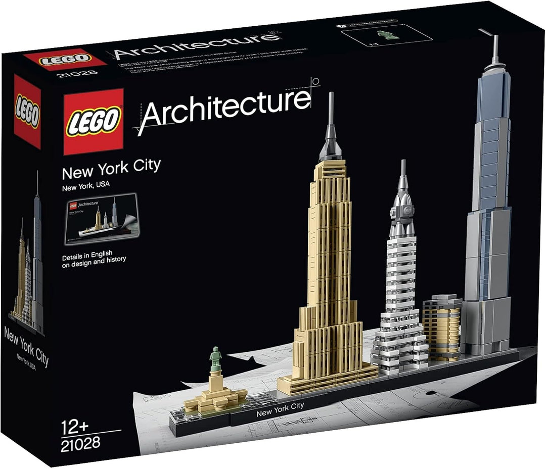 Lego Architecture 2er Set: 21058 Cheops-Pyramide &amp; 21028 New York City