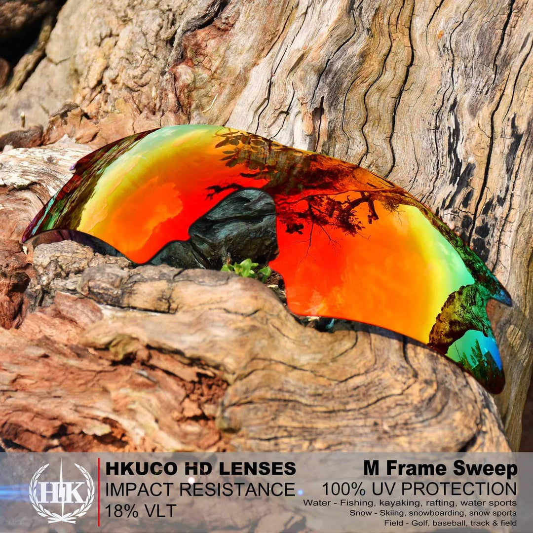 HKUCO Plus Replacement Lenses For Oakley M Frame Sweep 6 pair Combo Pack