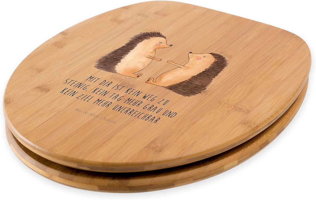 Mr. &amp; Mrs. Panda Motiv WC Sitz Igel Liebe - Geschenk, Ehefrau, Heiratsantrag, WC-Sitz, Liebesgeschen