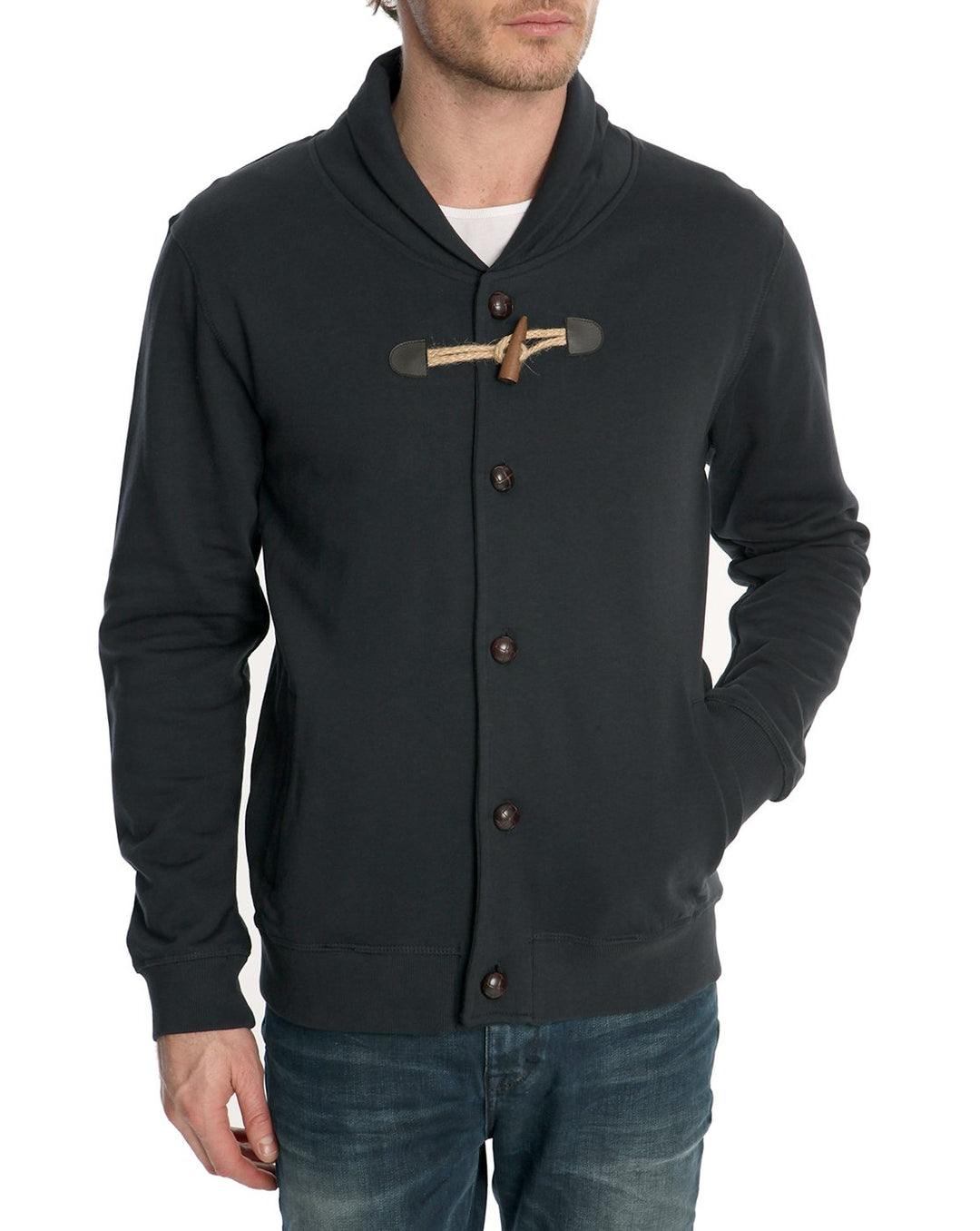 Selected Homme Herren Sweatjacke ZERO mit Schalkragen (S)
