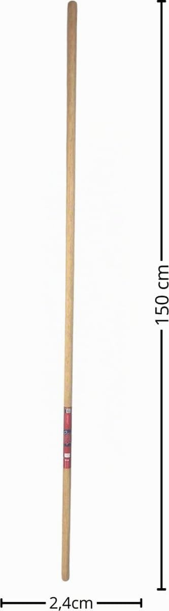 Synx Tools Besenstiel Tauari 150cm, Besenstiel, Holzgriff,Holzstiel,Stahl,stehlen, stiel