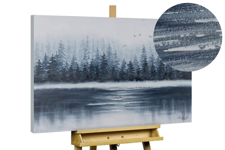 KunstLoft Leinwandbild | 100% HANDGEMALT | 100x75cm | Gemälde &