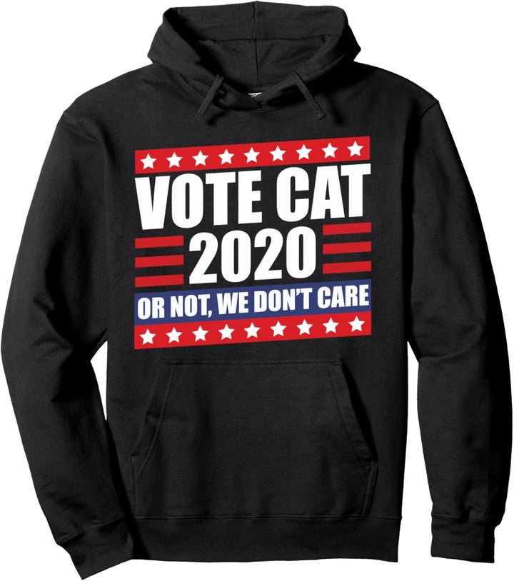 2020 Election - Vote Cat Election Sign Pullover Hoodie