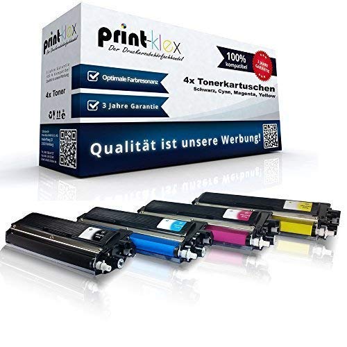 4X Print-Klex Tonerkartuschen kompatibel für Brother DCP-9015 CDW DCP-9020 CDW HL-3140 CW HL-3150 CD