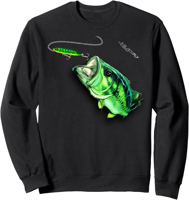 Benutzerdefinierte Bass Fishing Hoodies mit Topwater Spook Sweatshirt