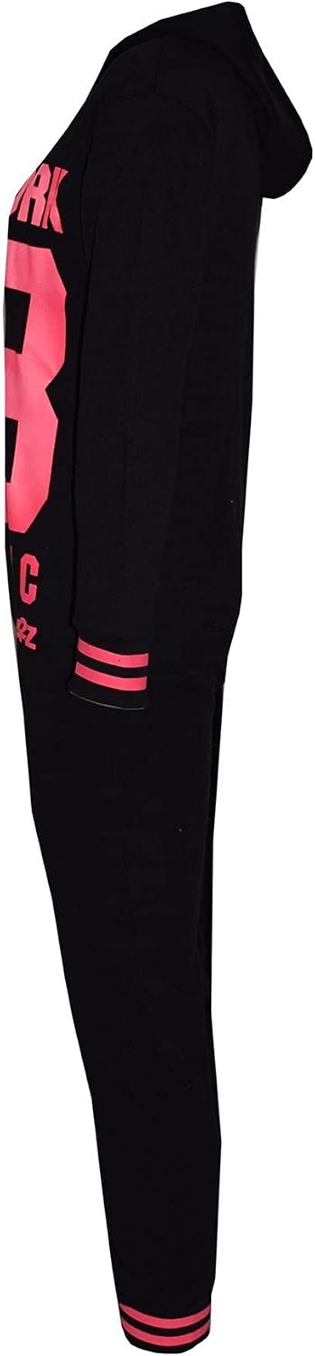Kinder Unisex Mädchen Jungen " New YORK 86 TIGERS " Bedruckter Strampler Einteiler Hausanzug PJ New