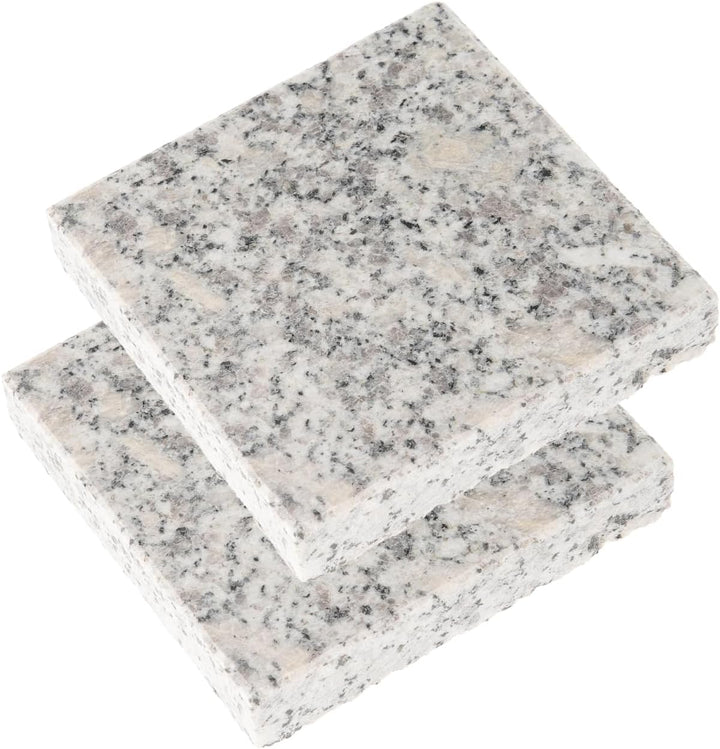 HEMOTON 2 Stück Kühlplatte aus Granit für Haustiere und Kleintiere 9x9cm mit Wärmespeicherung und Le
