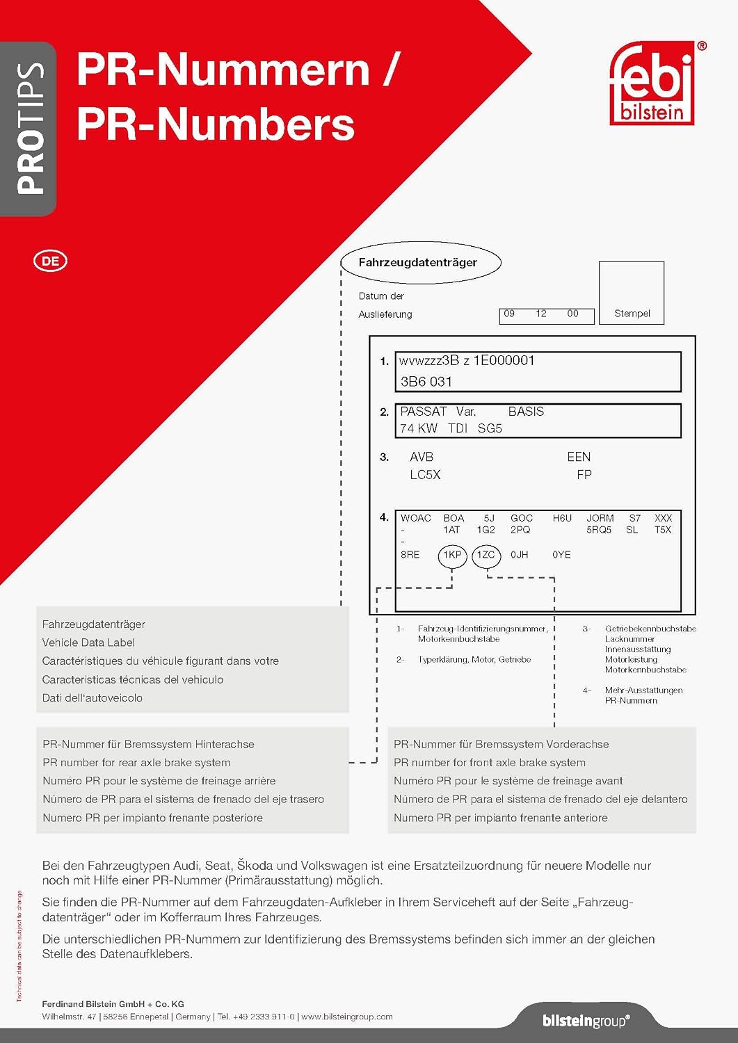 febi bilstein 22874 Bremsscheibensatz , 2 Bremsscheiben
