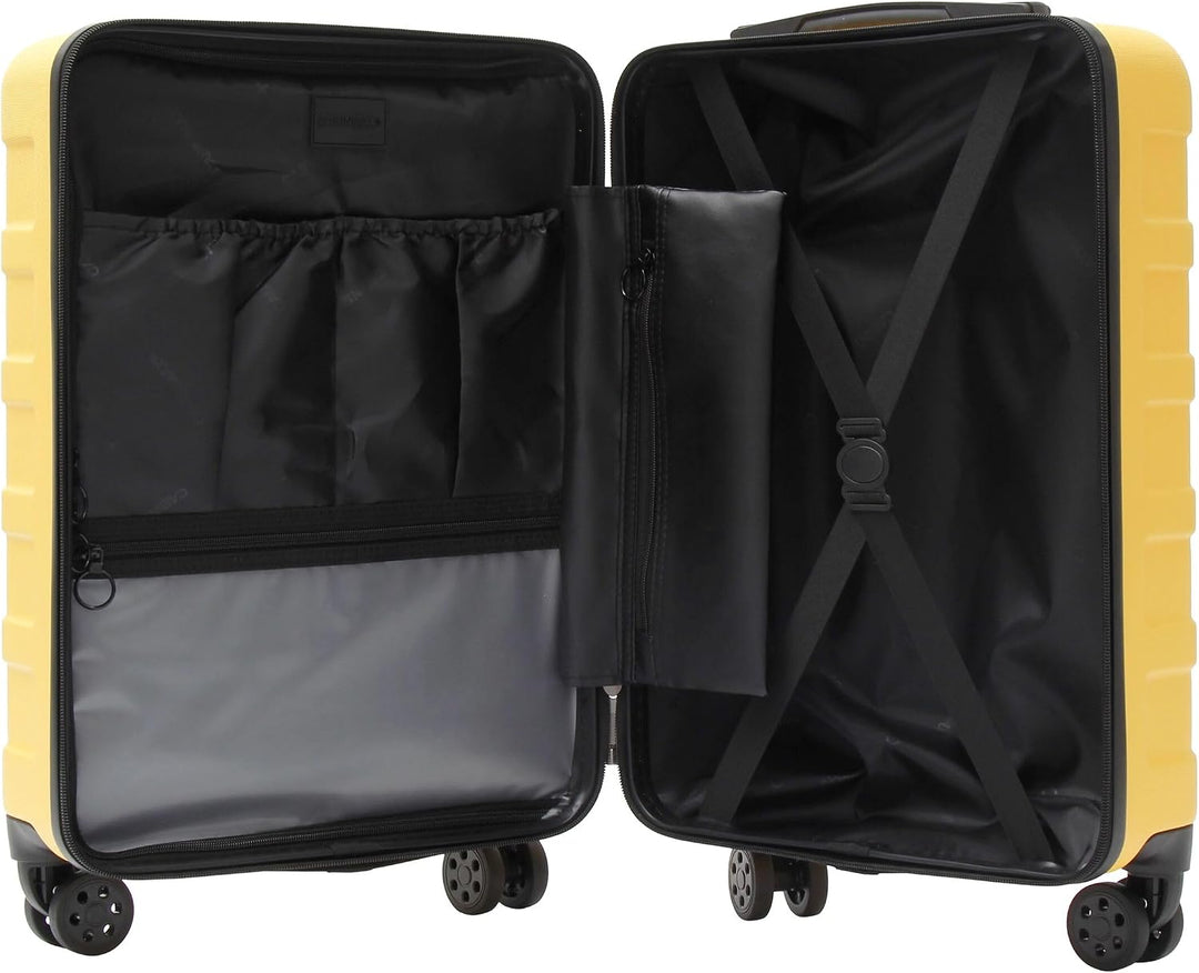 Cabin Max Handgepäck Koffer gross Trolley Handgepäck 55x35x25 Reisekoffer 55 x 35 x 25cm Toskana Gel