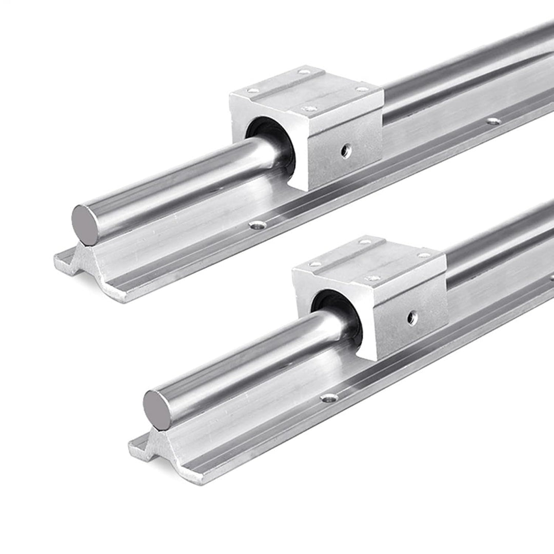 CNCMANS Linearführung 4 Stücke SBR12-600mm Führungsschiene und 8 Stücke SBR12UU Schiebeblock bearing