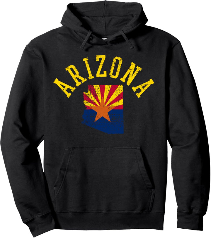 Arizona Fahne Flagge Karte Geschenk Pullover Hoodie