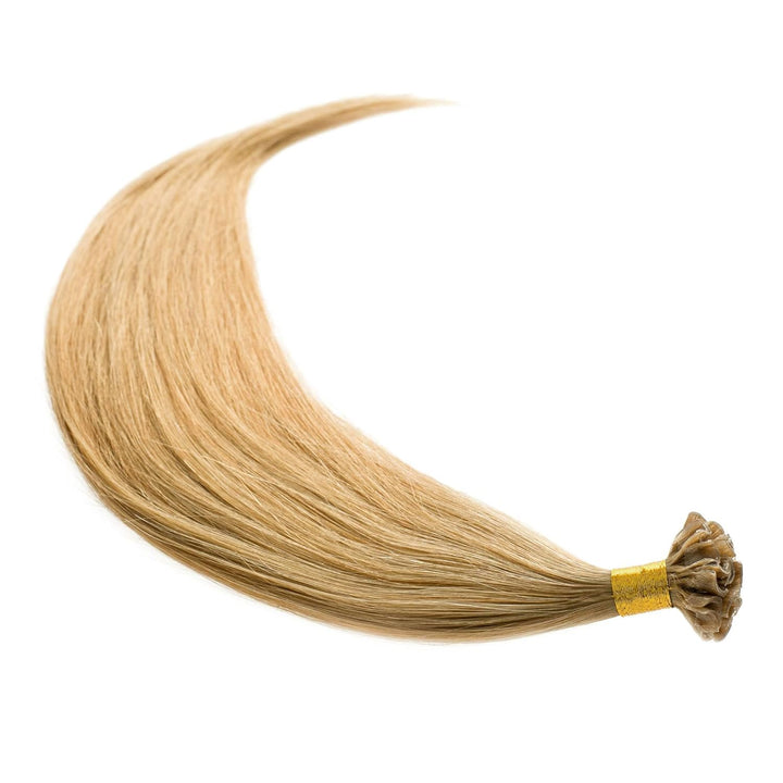 hair2heart Premium Extensions Echthaar Bondings glatt - 25 Strähnen 1 g 60cm 9/31 lichtblond gold-as