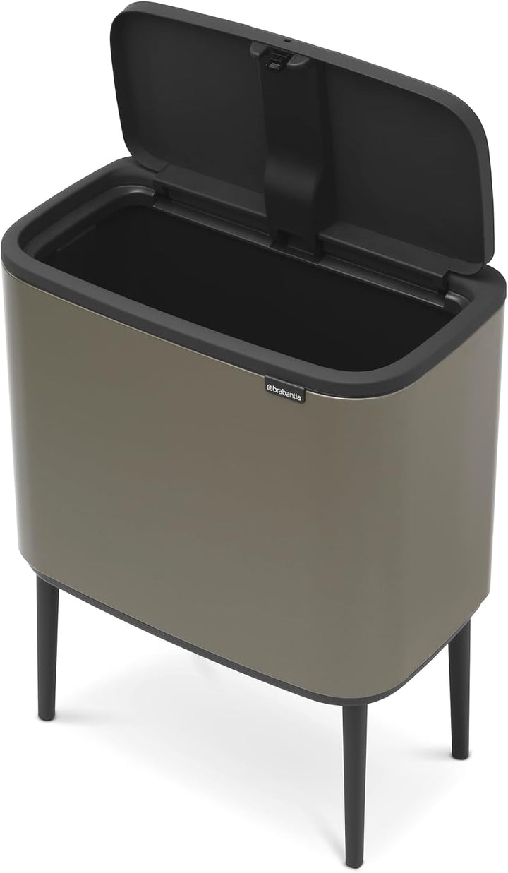 Brabantia 315787 Bo Touch Bin, 36 L Abfalleimer, Edelstahl, Platinum, 54 x 31.5 x 68 cm 1 Inneneimer