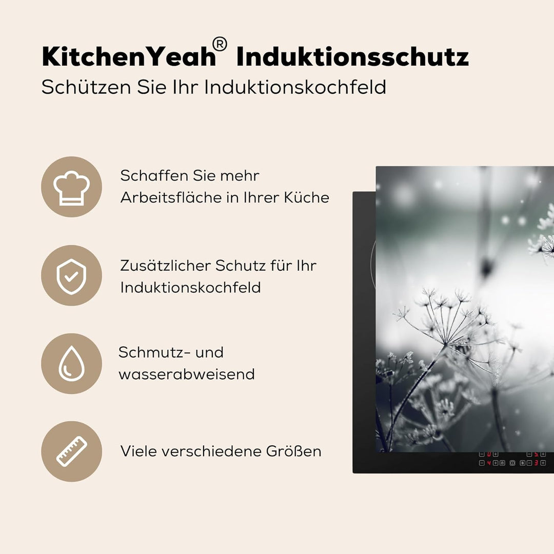 KitchenYeah© Herdabdeckplatte Einteilig Herdabdeckung Abdeckplatte für Ceranfeld Abdeckung Induktion