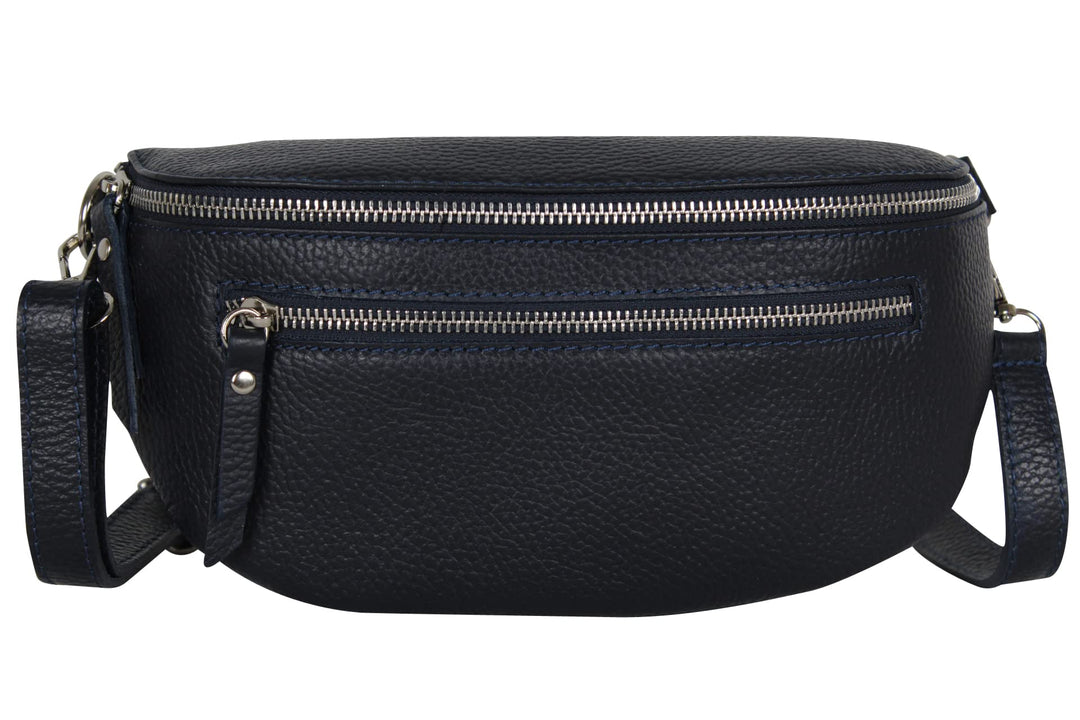 AmbraModa GLX2 - Damen Herren Unisex kleine Hüfttasche Gürteltasche Bauchtasche Umhängetasche aus Ec