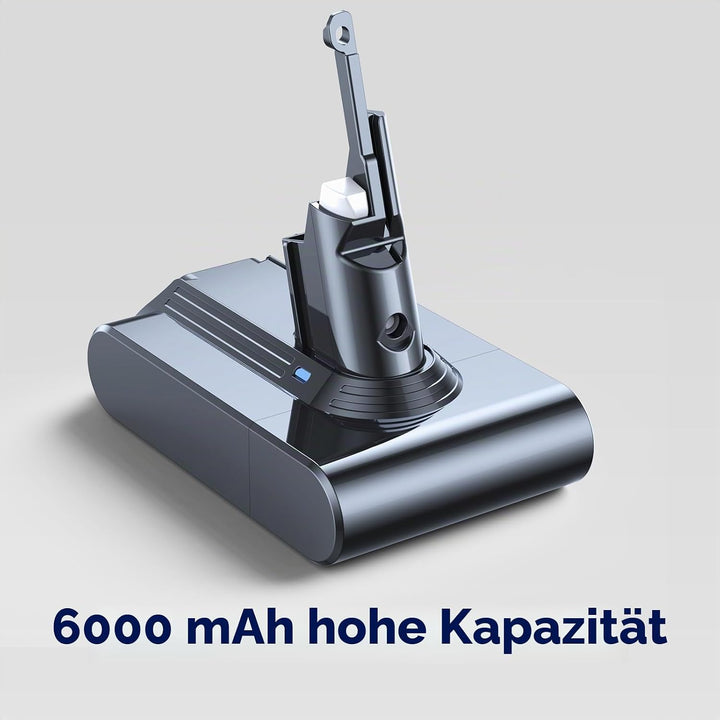 V7 Akku, 6000mAh Ersatzakku für Dyson V7 Motorhead SV11 Trigger Animal Fluffy Original Cord Free Sta