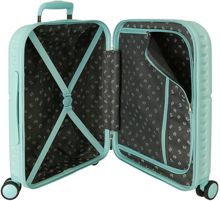 Pepe Jeans Chest Kabinentrolley, blau, 40 x 55 x 20 cm, starr, ABS-Verschluss, integriert, 37 l, 3,2