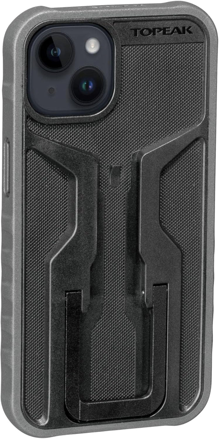 Topeak RideCase Smartphone-Schutzhülle aus Aluminium/Fiberglas-Composite/Gummi in der Farbe Schwarz