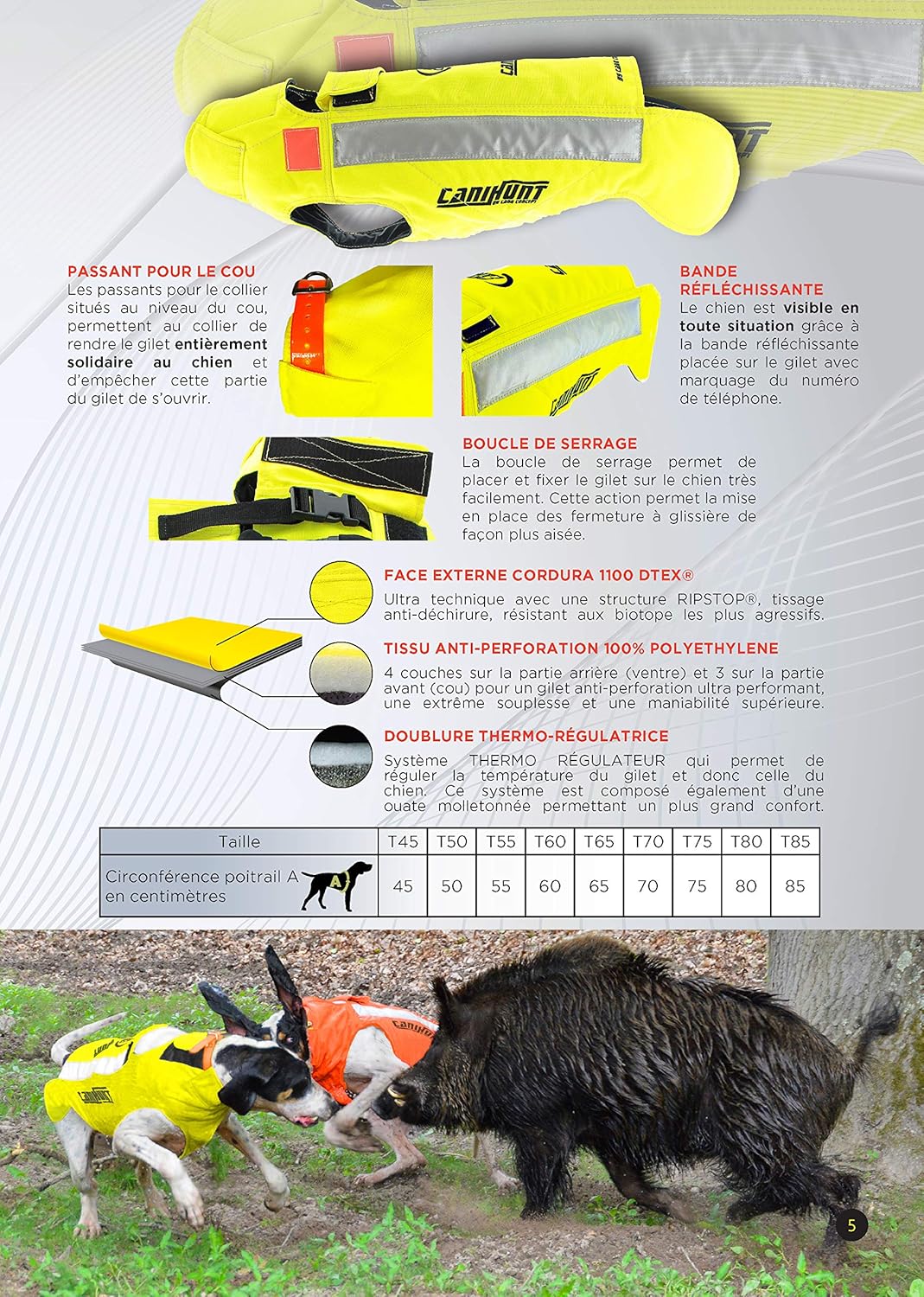HUNDESCHUTZWESTE Protect PRO CANO (55)