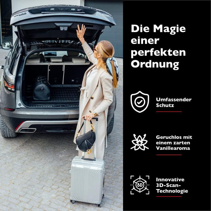 FROGUM ProLine 3D Gummimatte Exklusive Auto Kofferraummatte Kofferraumwanne für Skoda Kodiaq ab 2016
