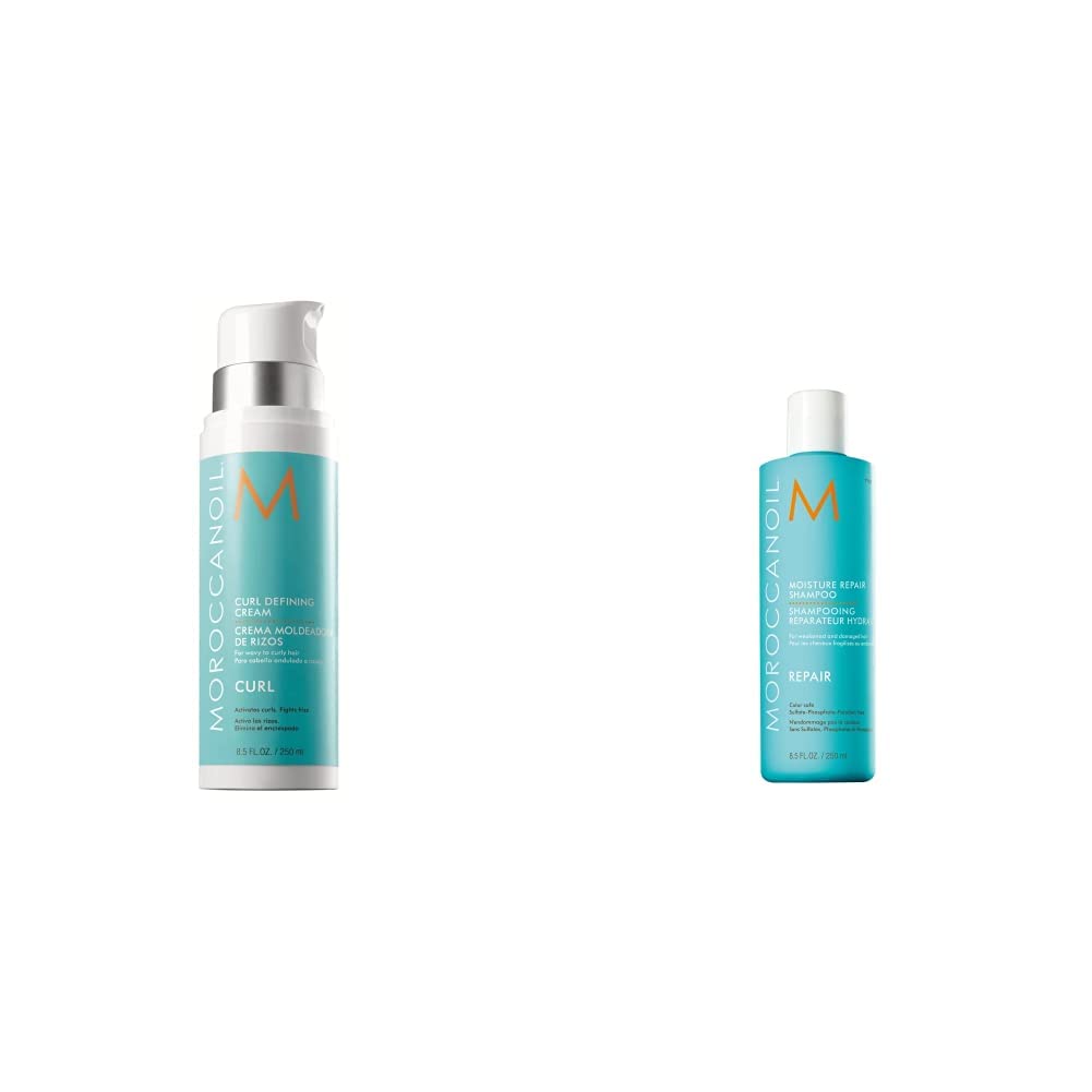 Moroccanoil Locken Definierende Crème 250 ml (1er Pack) Bundle mit Regenerierendes Shampoo, 250 ml (