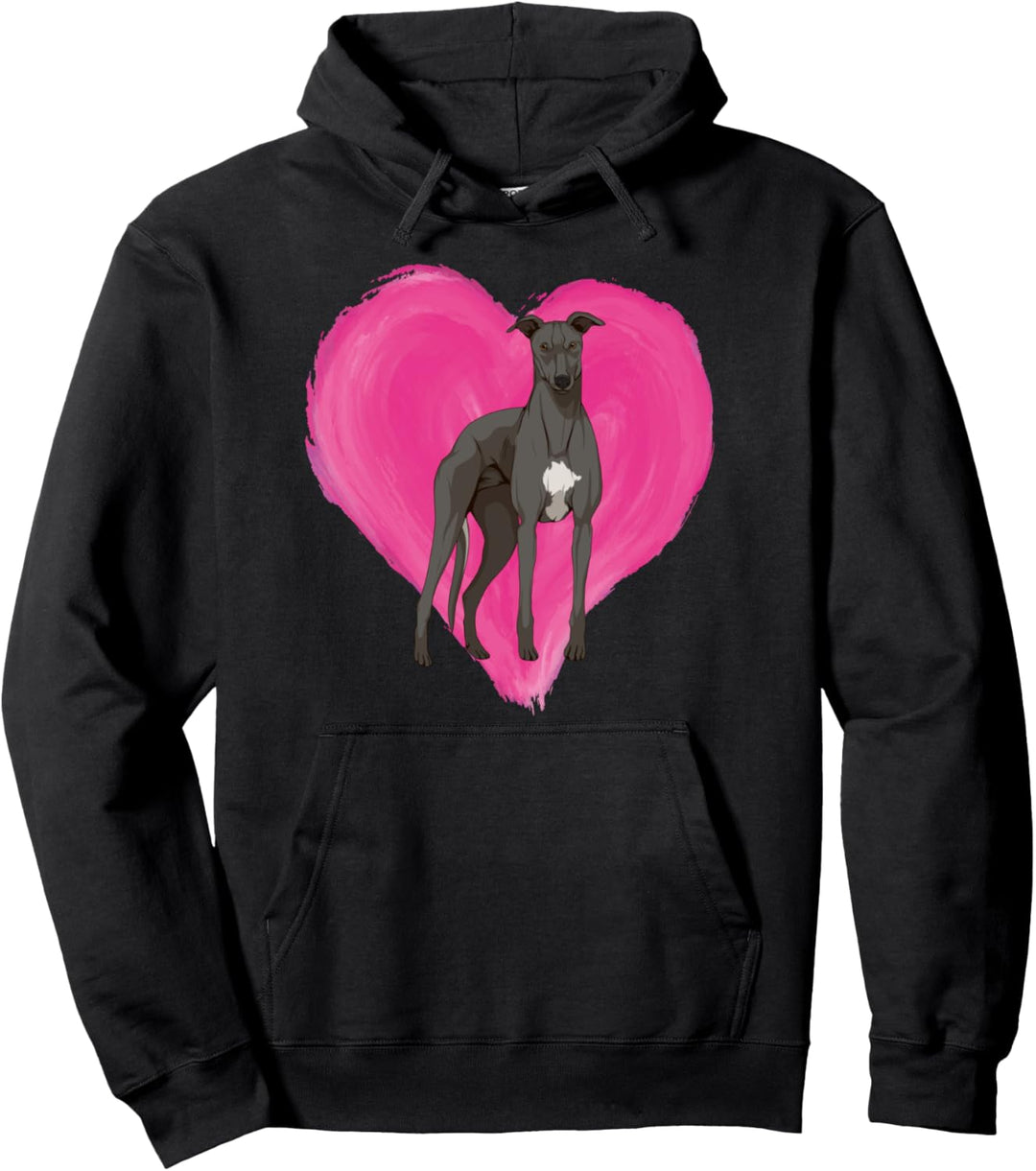 Greyhound Herz Design Windhund Liebe Love Greyhounds Pullover Hoodie