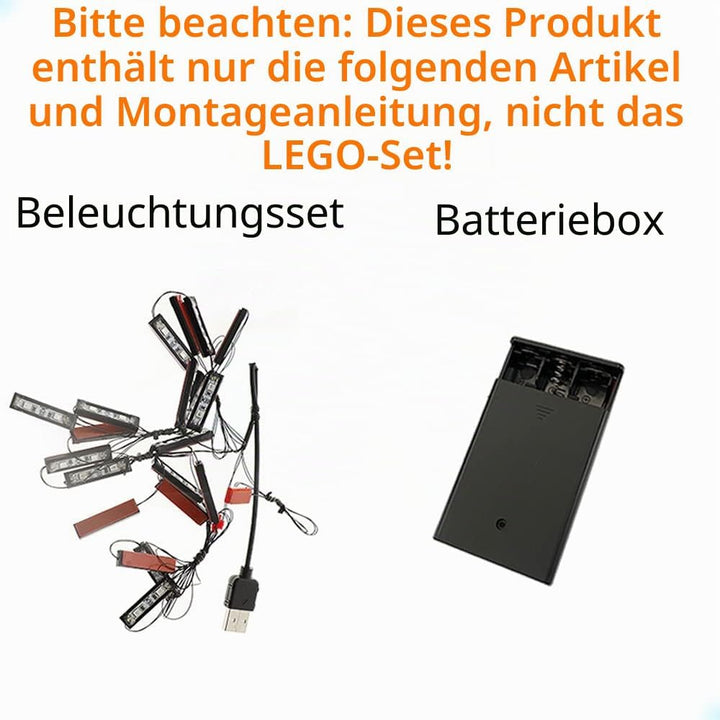 GEAMENT LED Licht-Set Kompatibel mit Lego McLaren Formel 1 F1- Beleuchtungsset für Technic 42141 Bau