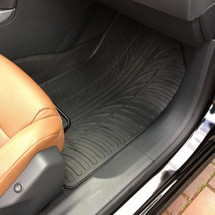 Gledring Satz Gummimatten kompatibel mit Peugeot 508 2011-2018 (T Profil 4-teilig + Montage-Clips) F