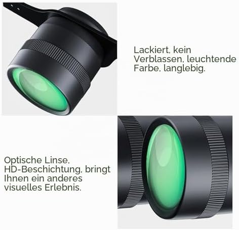 Zoom Optics Fernglasbrille, 3 Fach Zoom Opernbrille, Fernglasbrille mit Polarisierter Linse, Freihän