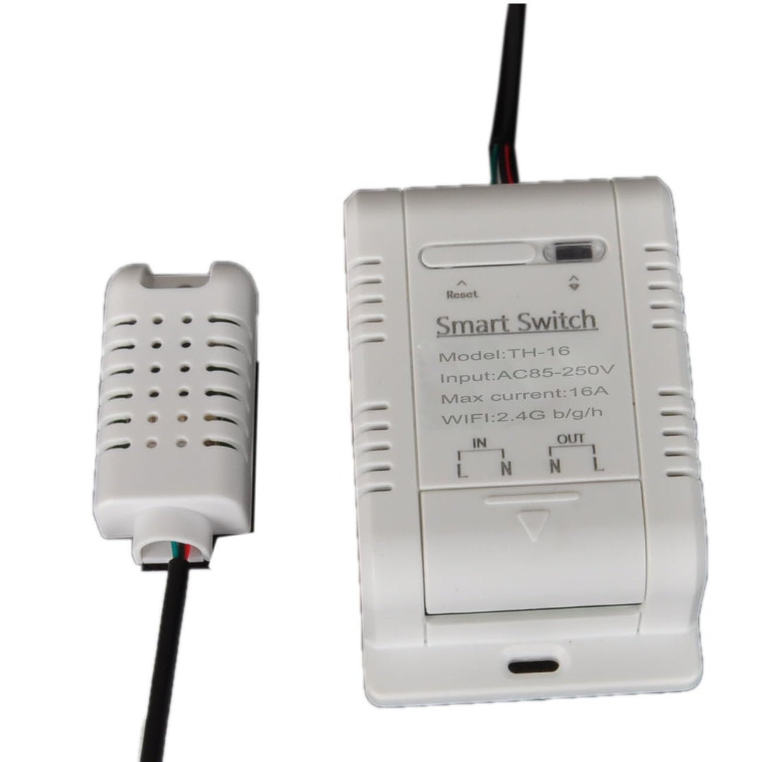 Yueyang WLAN-Temperatur- und Feuchtigkeitssensormodul, 16A WLAN-Thermostatregler, kompatibel mit Ale