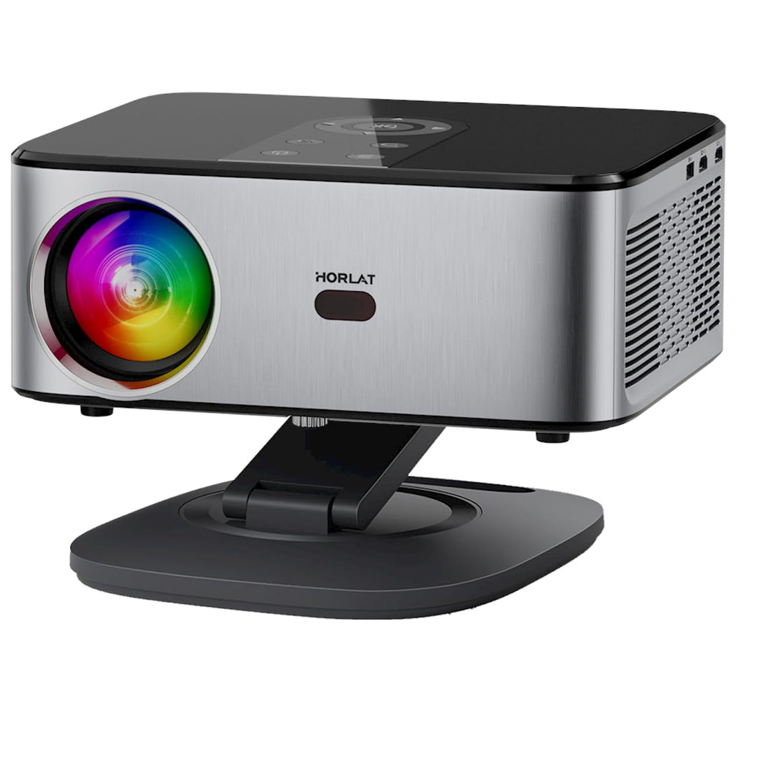 Beamer【1500 ANSI &amp; Google TV】 HORLAT Beamer 4K Heimkino, Full HD 1080P WiFi6 Bluetooth, Autofokus/Tr
