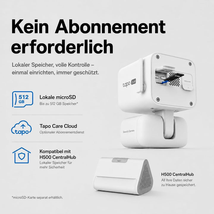 Tapo C675D KIT 4K Solar-Überwachungskamera Aussen mit Akku, 169° Ultraweitwinkel &amp; 6mm Teleobjektiv,
