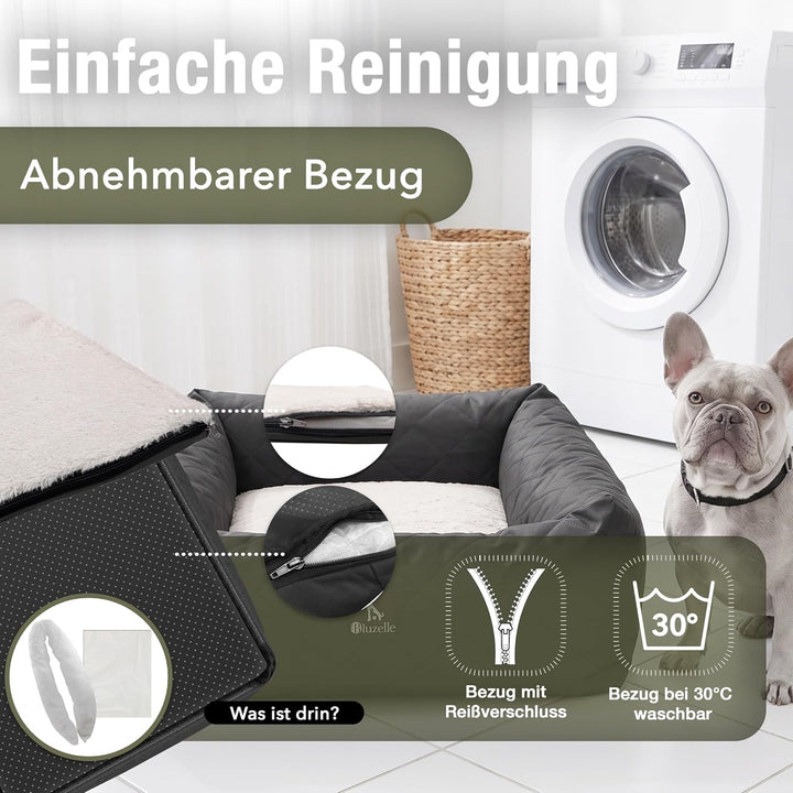 Hunde Autositz Auto Hundesitz, 2-in-1 Hundebett Hundekorb für kleine &amp; mittelgrosse Hunde, Oxford St