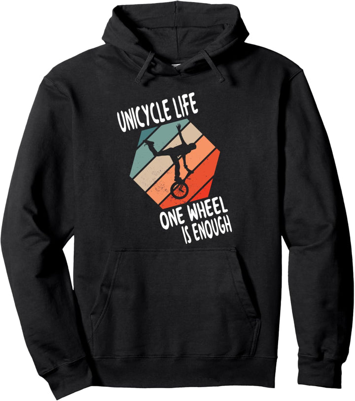 Einrad Mädchen Einradfahrer Unicycle Einrad Jungen Cool Pullover Hoodie