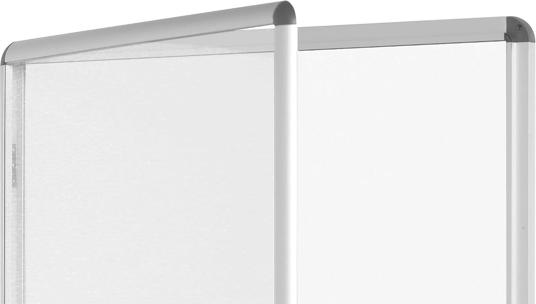 Bi-Office Schaukasten Vitrine"Enclore", Whiteboard, Mangetische Innenfläche, geeignet für 4 x DIN A4