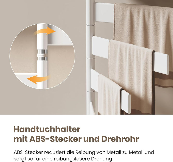EMKE Handtuchheizkörper Elektrisch 76 x 45 cm, WiFi Smart Thermostat elektrischer Badheizkörper, 180