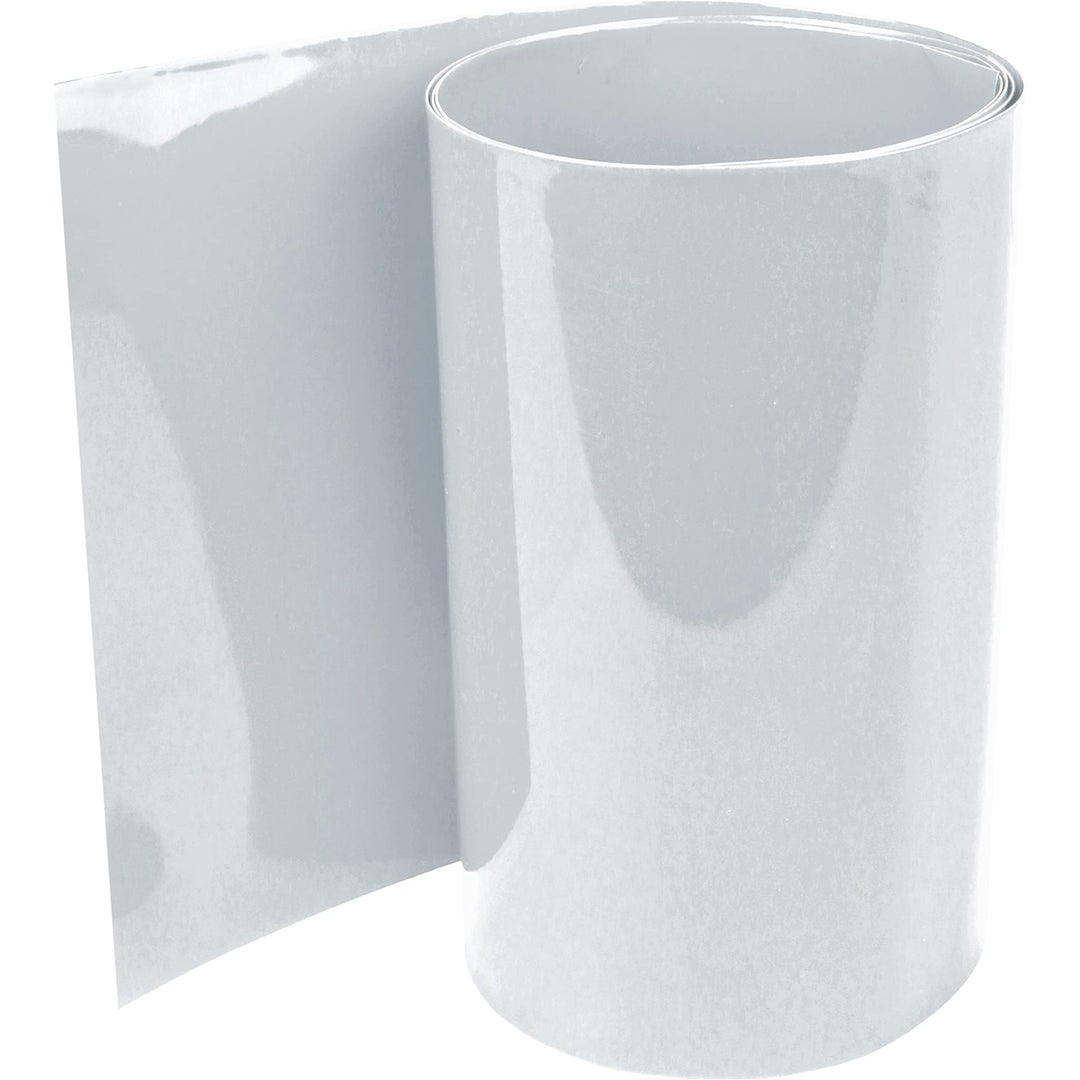 ISOLATECH PVC Schrumpfschlauch Meterware transparent ohne Kleber Flachmass 200mm (Ø127,3mm) 10 Meter