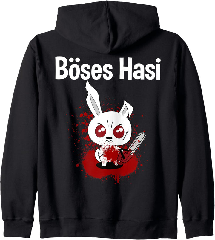 Lustiges - Böses Hasi Kapuzenjacke