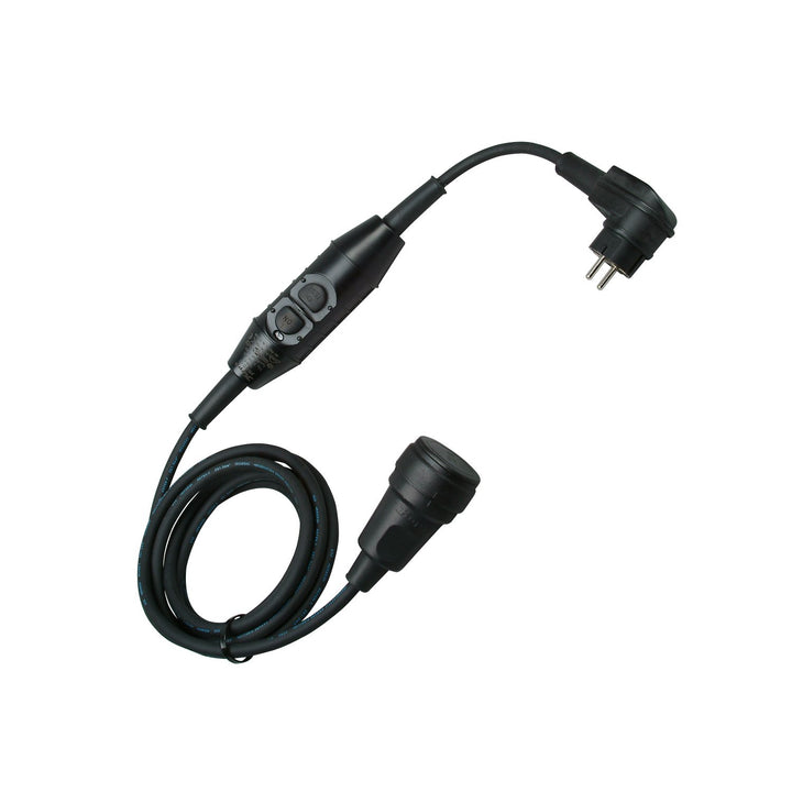 Kopp 141816016 PRCD-S, IP44, 230 VAC, im robusten Koffer, Vollgummi-Winkelst., Vollgummi-Kupplung mi