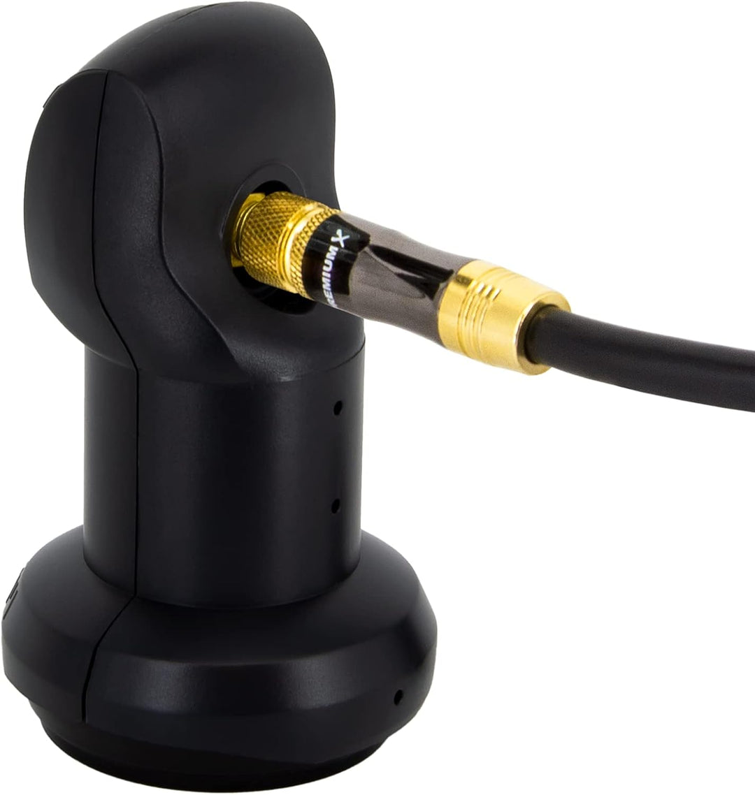 PremiumX Camping Satelliten-Anlage Mobile Antenne im Koffer Single LNB TV SAT-Finder 10m Koaxial-Kab