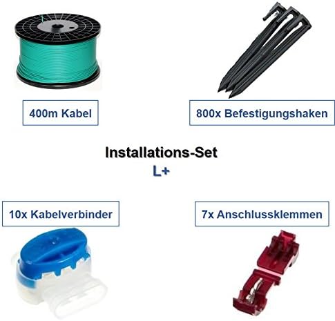 Genisys Installations-Set L+ kompatibel mit LANDROID von Worx WG7* Kabel Haken Verbinder Paket