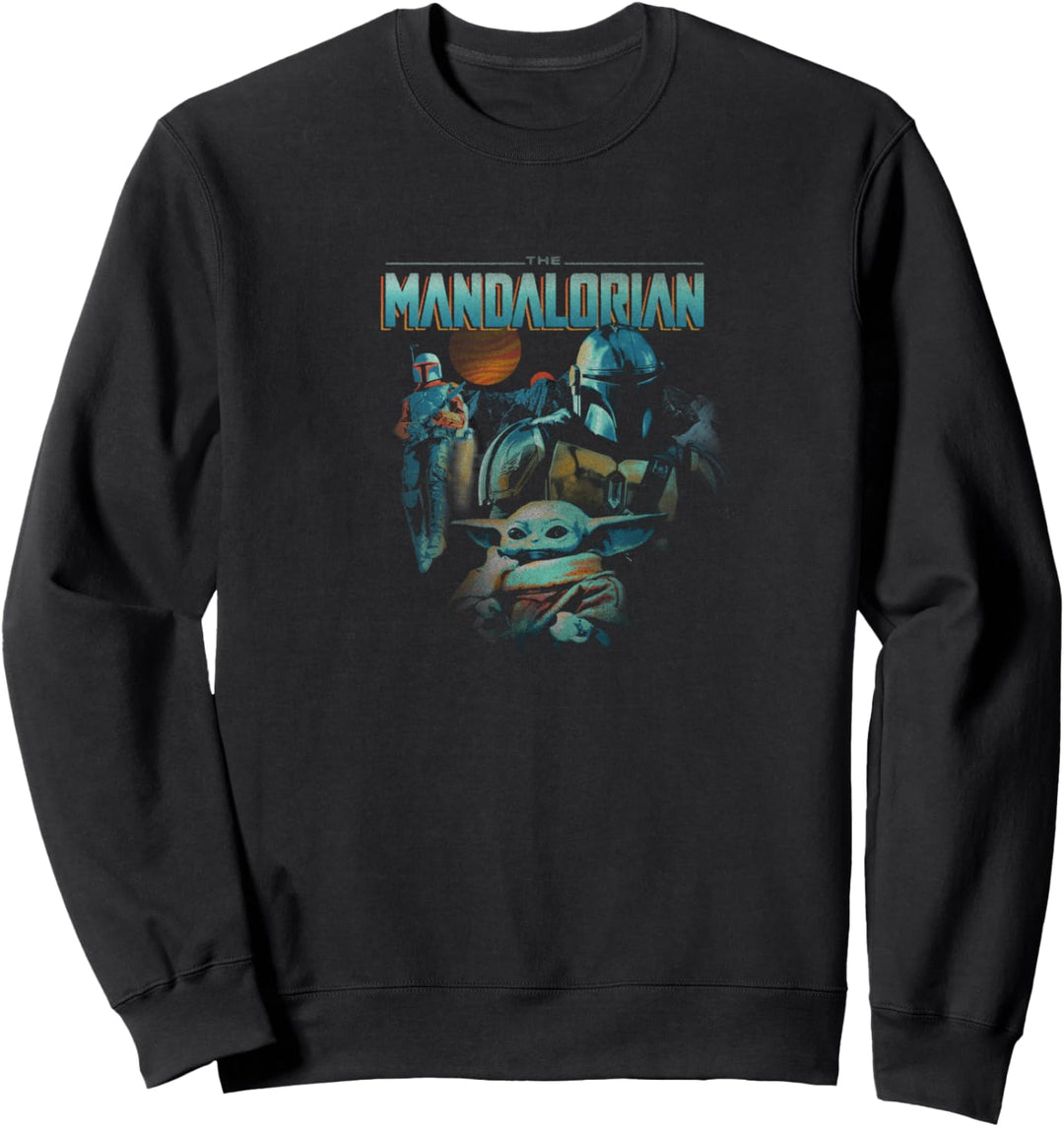 Star Wars The Mandalorian Bobas Back Sweatshirt